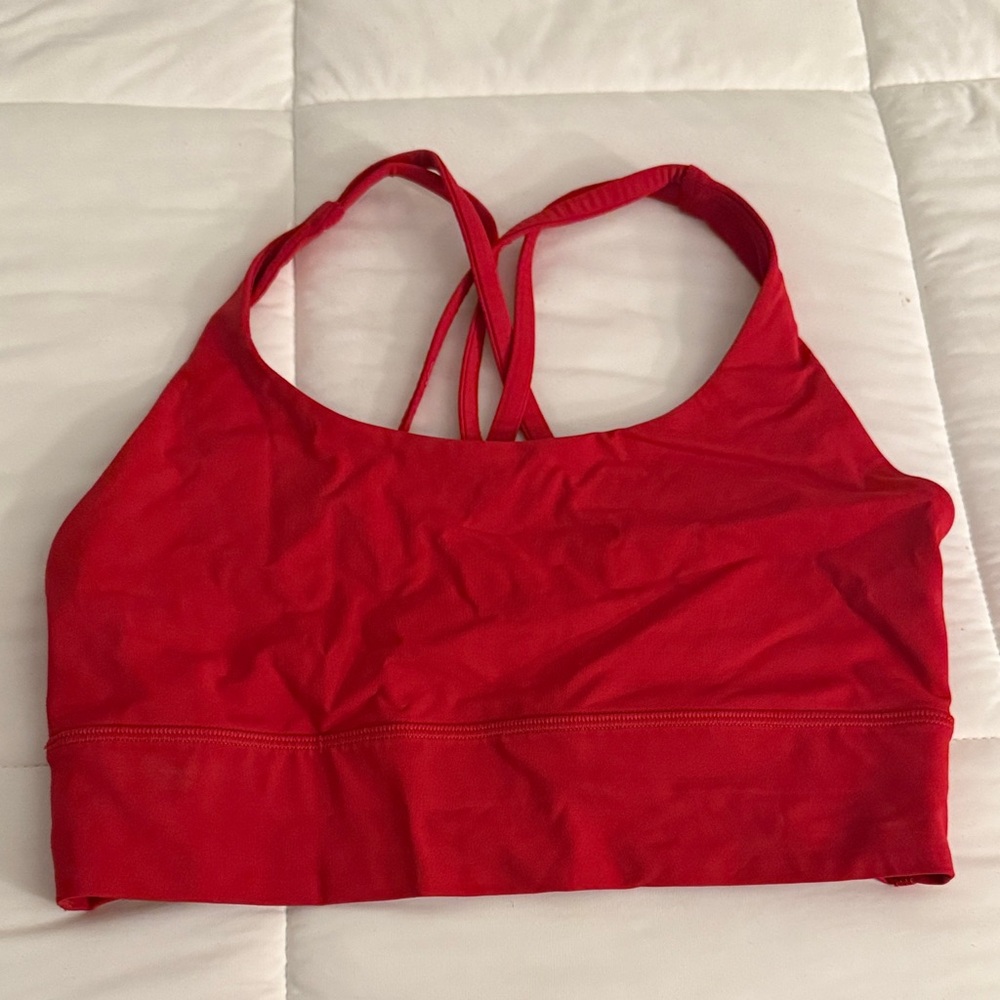Lululemon Athletica Red Sports Bra